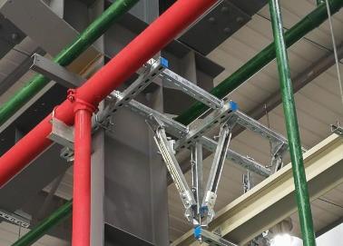 高要该抗震支架的整体式支吊架结构协调性好